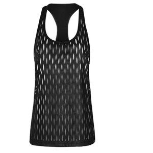 Lorna Jane The Vegan Leather Tank Black Sz. S $59.99